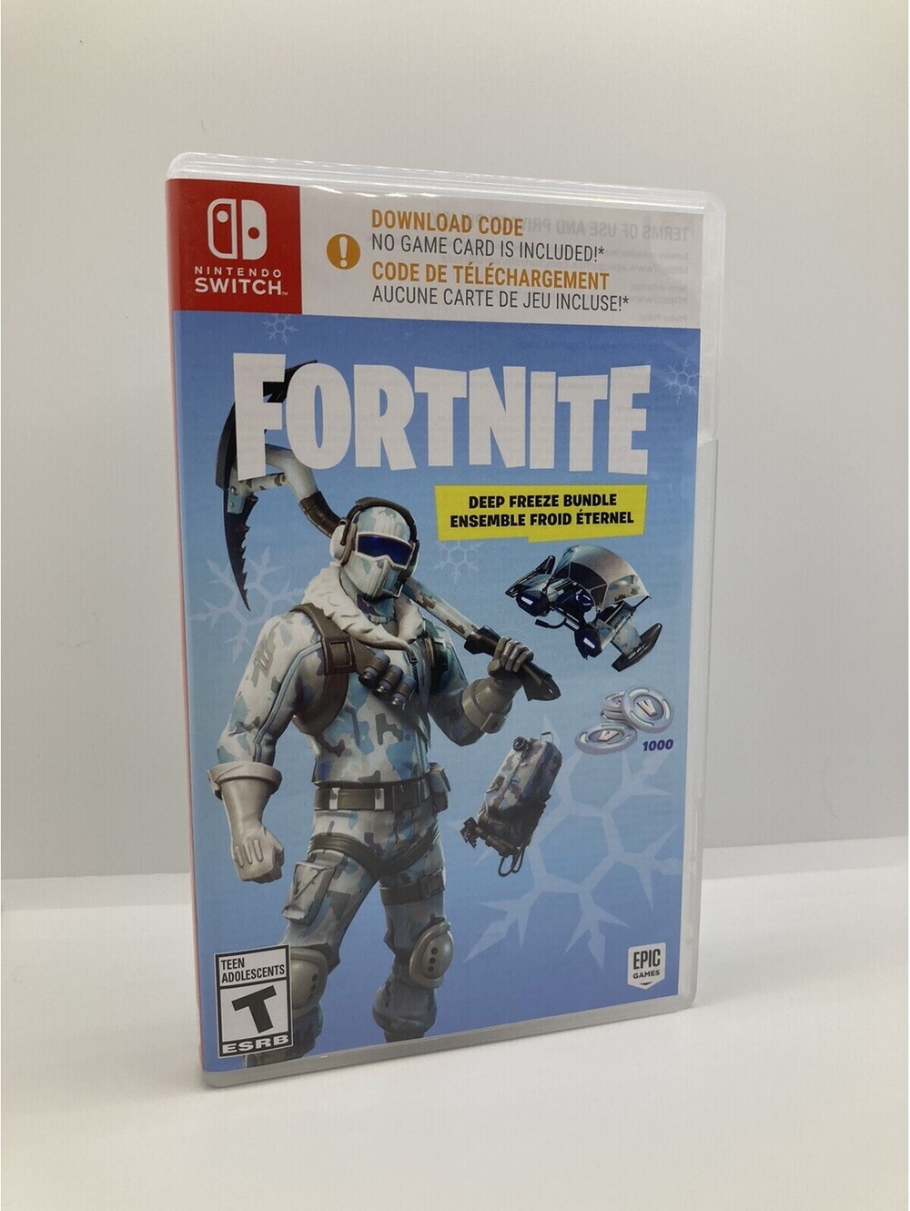 Fortnite: Deep Freeze Bundle (Switch, 2018) — Opened Box - Case only